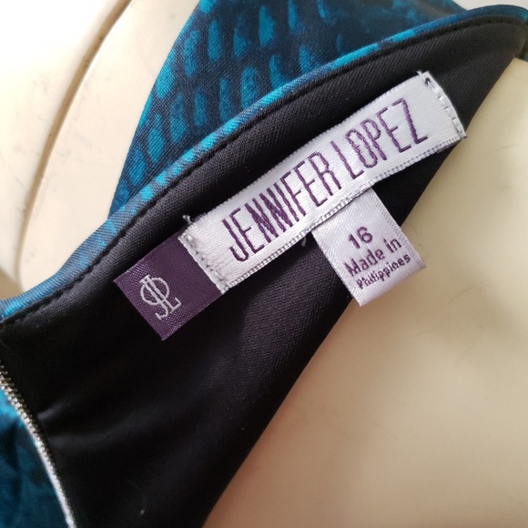 Jennifer Lopez Green Snakeskin Dress 18 - Picture 3 of 3